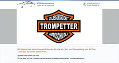 Desktop Screenshot of mein-nummernschild.de