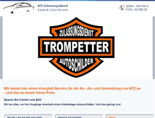 Tablet Screenshot of mein-nummernschild.de